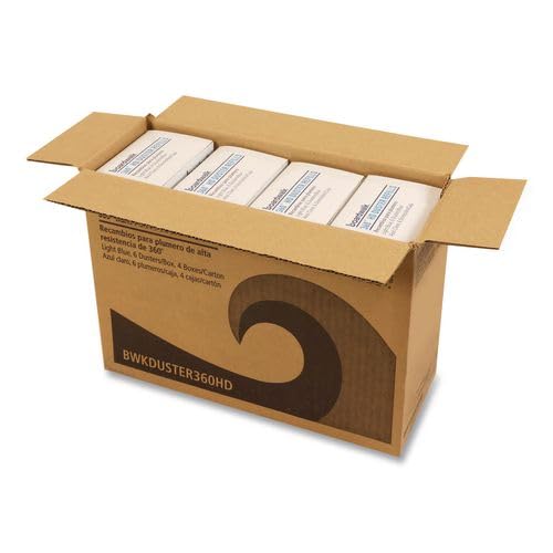 Boardwalk Duster Refills for 360 Handle Dusters, 24-Pack, Soft Fluffy Flexible Fibers, Blue, Traps Dust, Dirt, Pet Hair, No Residue