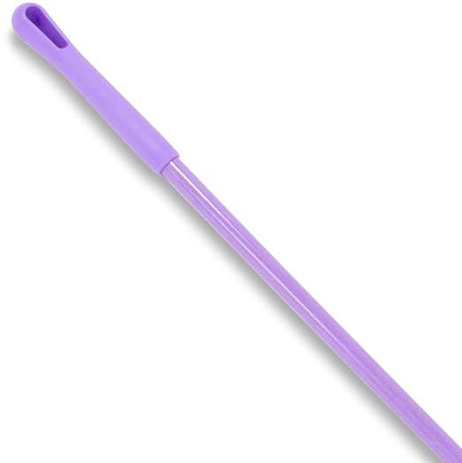 SPARTA 41225EC68 Fiberglass Broom Handle, Mop Handle, Replacement Handle with Acme Threaded Tip for Commercial Cleaning, 48 Inches, Purple (Pack of 2)