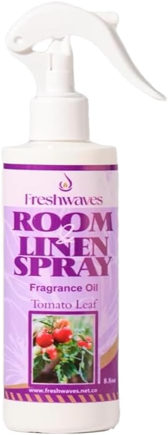 Freshwaves Room Linen Spray, Fragrance Oil (8.8 Oz, Tomato Leaf)