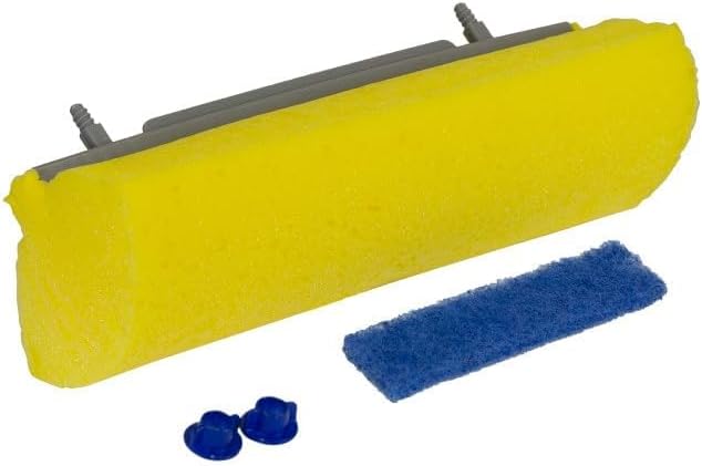 Quickie Roller Mop Refill with Microban Extra Absorbent Mop and Scrub Cleaning for Bathroom and Kitchen Cleaning,(Pack of 12)