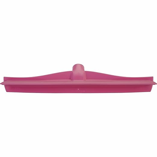 Vikan 71401 Squeegee,Ultra Hygiene,16",PP/RB,Pink