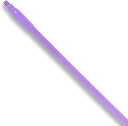 SPARTA 41225EC68 Fiberglass Broom Handle, Mop Handle, Replacement Handle with Acme Threaded Tip for Commercial Cleaning, 48 Inches, Purple (Pack of 2)