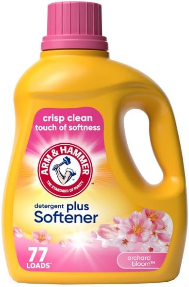 ARM & HAMMER Plus a Touch of Softener, 77 Loads, Liquid Laundry Detergent, 100.5 Fl oz
