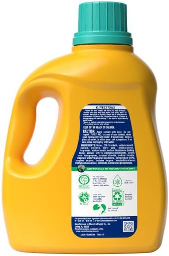 ARM & HAMMER Plus OxiClean Fade Defense, 77 Loads Liquid Laundry Detergent, 100.5 Floz
