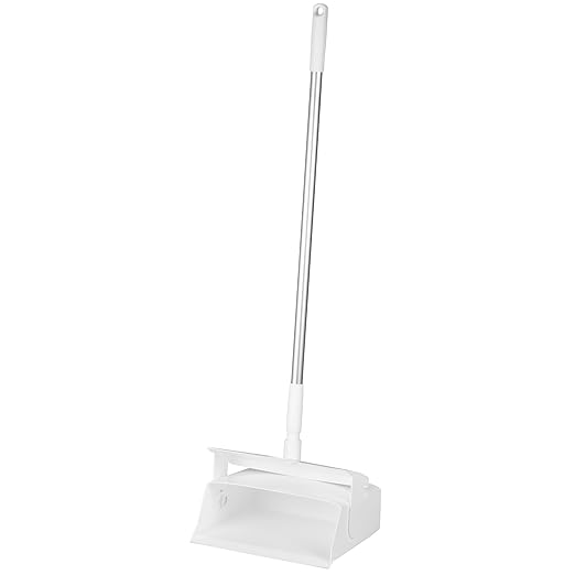 Vikan 56585 Compact Lobby Dustpan, 11.6", White