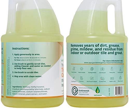 Tile Grout Cleaner - Rejuvenate Kitchen Floor, Bathroom Floors, Tiles - Heavy Duty Cleaner(1 GALLON, 2 PACK)