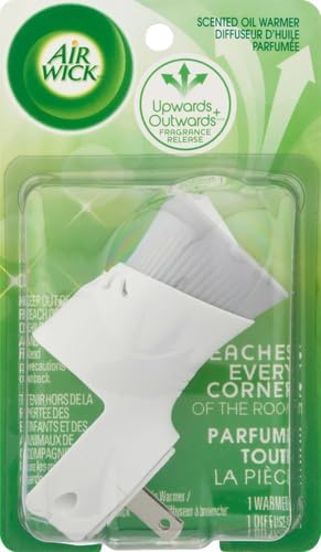 Air Wick plug in Scented Oil Warmer, White, 1 Count, Essential Oils, Air Freshener (Pack of 4)