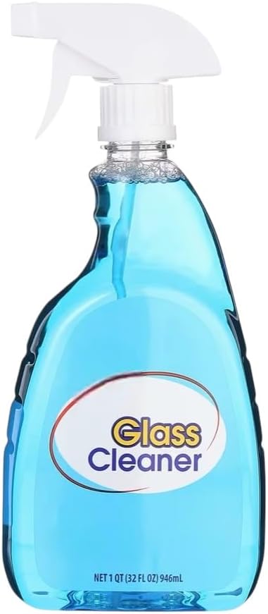 Glass Cleaner Spray Bottle, Blue, 32 Fl Oz