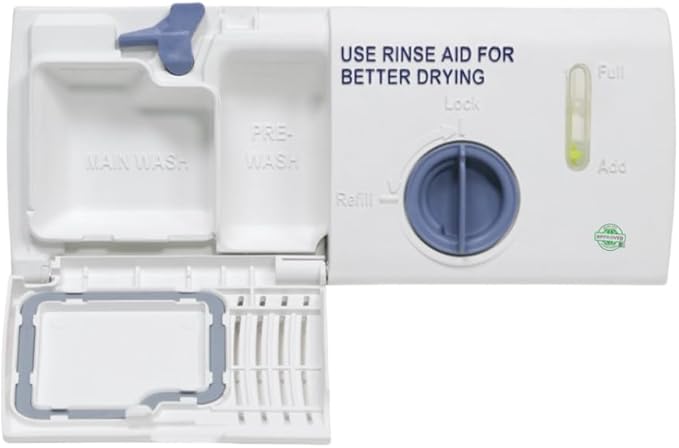 WP8558129 CKD558129X compatible with Estate, Inglis, Kenmore, Kitchen Aid, Roper, Whirlpool Dishwasher Detergent Dispenser Assembly fits old number WP8558129