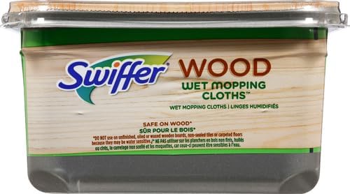 Swiffer Sweeper Wet Wood Floor Mopping Cloths,20 Count (Pack of 6)