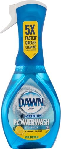 Dawn Powerwash Lemon Dish Spray, Dish Soap Starter Kit, 16 Fl Oz, Pack of 6