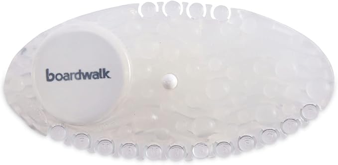 Boardwalk CURVP010I060M17AAS8100 Solid Curve Air Freshener - Mango Fragrance, Clear (10/Box, 6 Boxes/Carton)