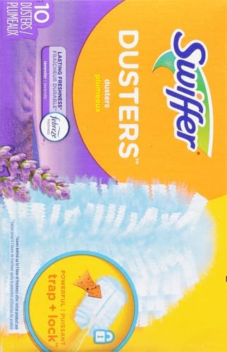 Swiffer Dusters Multi-Surface Duster Refills, Lavender Scent, 10 Count (Pack of 4)