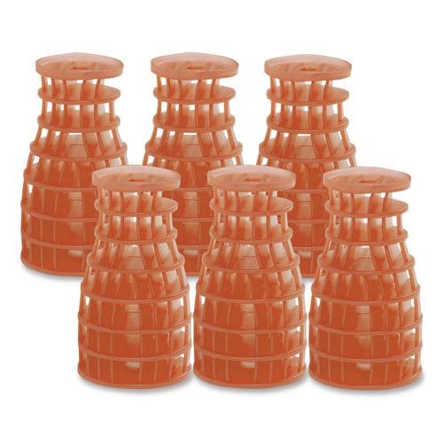 Boardwalk Solid Air Freshener Refill, 6-Pack, Citrus Scent, Made With Natural Oils, Recyclable, Odor Eliminator