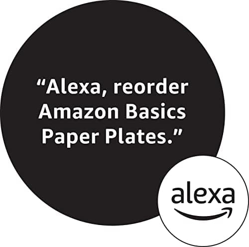 Amazon Basics Everyday Disposable Paper Plates, 10 Inch, Microwave-Safe, Cut Resistant, Soak-Proof, 100 Count