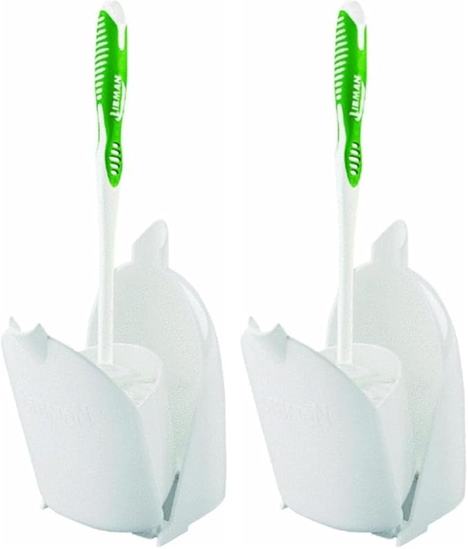 Libman 40 Designer Bowl Brush and Caddy with hygienic Design (Pack of 2)