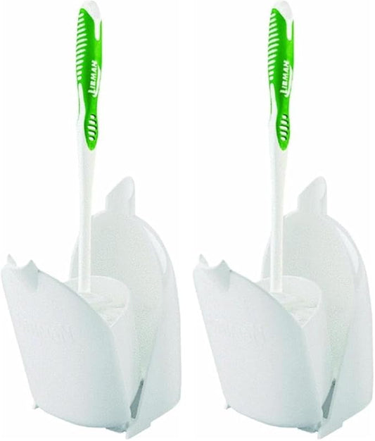 Libman 40 Designer Bowl Brush and Caddy with hygienic Design (Pack of 2)