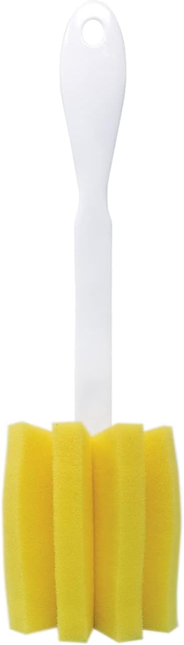 LOLA Glass & Jar Sponge Brush, Star Shaped, Foam Material, Dishwasher Safe, Non-Scratch, Perfect for Glasses, Mugs, Bottles. 1 Count