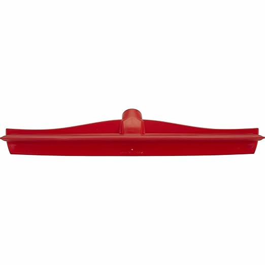 Vikan 71404 Squeegee,Ultra Hygiene,16",PP/RB,Red