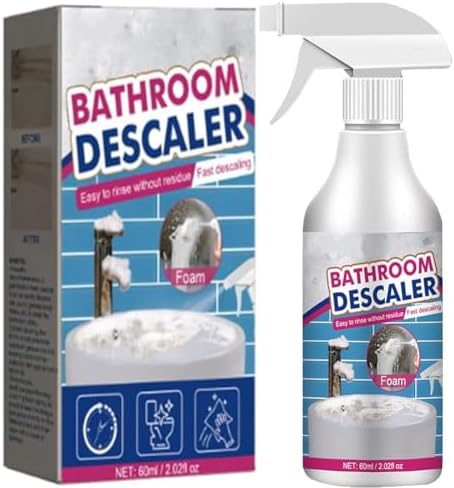 Foam Cleaner Bathroom, Bathroom Descaler Stubborn Stains Cleaner, Bathroom Descaler Foam Cleaner Spray (1 Pcs)