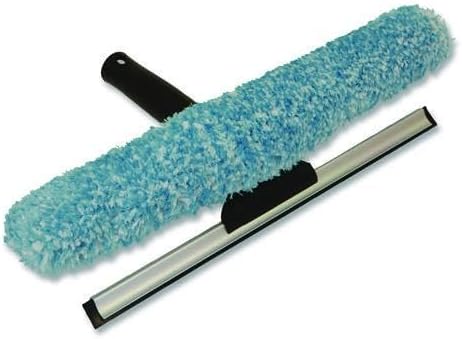 Boardwalk Window Cleaning Kit, 12" Wide Combo Washer/Squeegee, 8 ft Extension Pole, 4" Wide Scraper with 8" Handle