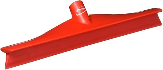 Vikan 71404 Squeegee,Ultra Hygiene,16",PP/RB,Red