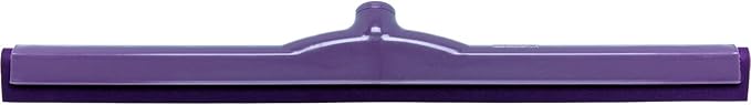 SPARTA 4156868 Plastic Double Foam Squeegee, Commercial Squeegee With Durable Contruction For Cleaning, Commercial, Residential, 24 Inches, Purple, (Pack of 6)