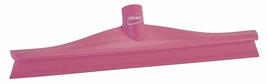 Vikan 71401 Squeegee,Ultra Hygiene,16",PP/RB,Pink