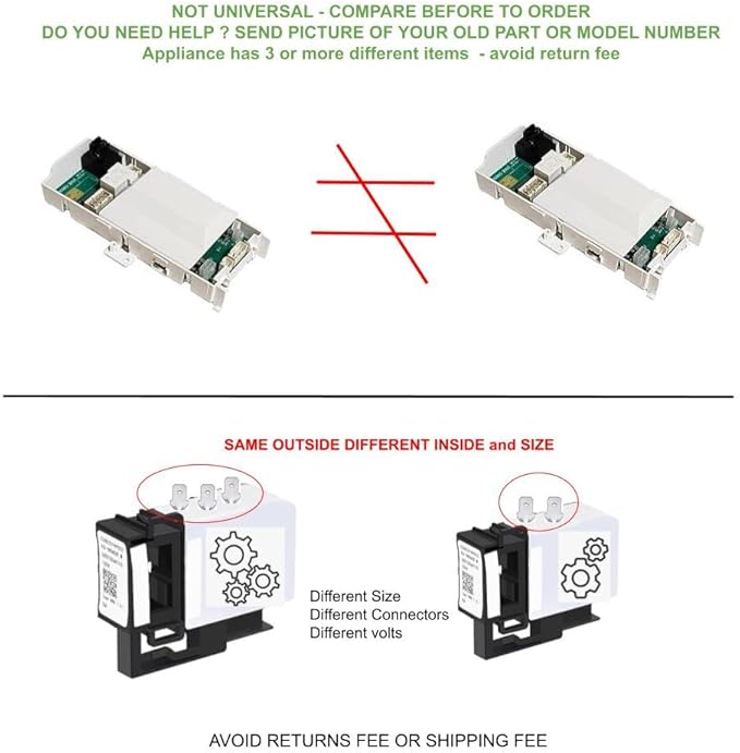 WP8558129 CKD558129X compatible with Estate, Inglis, Kenmore, Kitchen Aid, Roper, Whirlpool Dishwasher Detergent Dispenser Assembly fits old number WP8558129