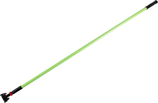 Restaurantware-Handle ONLY: Clean Tek Professional 63.98 Inch Dry Mop Handle, 1 Durable Mop Stick - Head and Frame Sold Separately, Ergonomic Grip, Green Fiberglass, for Home Use
