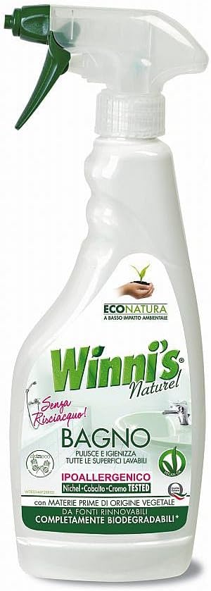 Winni's Natural Bathroom Cleaner Spray, 16.9 oz, Hypoallergenic