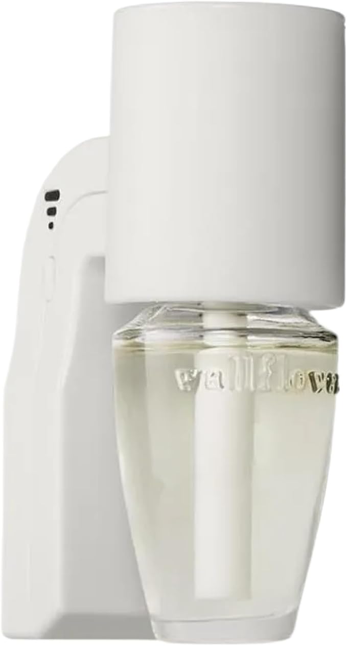 Bath & Body Works Wallflowers Fragrance Plug, White Scent Control, Plug-In Air Freshener Device with 3 Intensity Levels for Bedrooms, Bathrooms & Living Spaces - 1 Pack