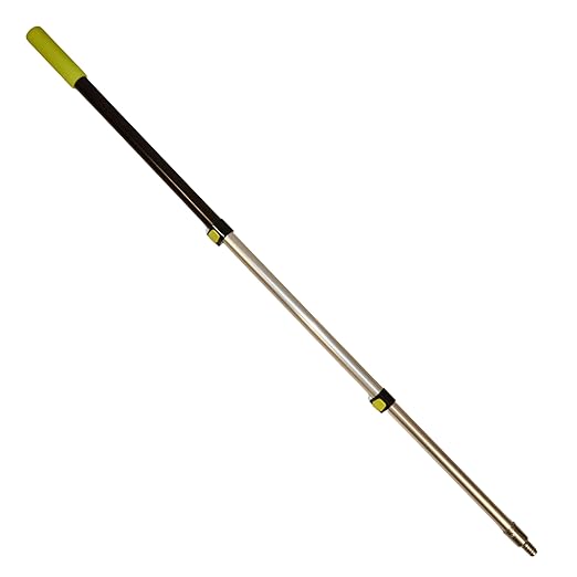 Telescopic Replacement Handle, Extendable Broom Pole, Expands from 23" to 54" Length, Great for Brooms, Mops, Painting Rollers and Window Cleaning