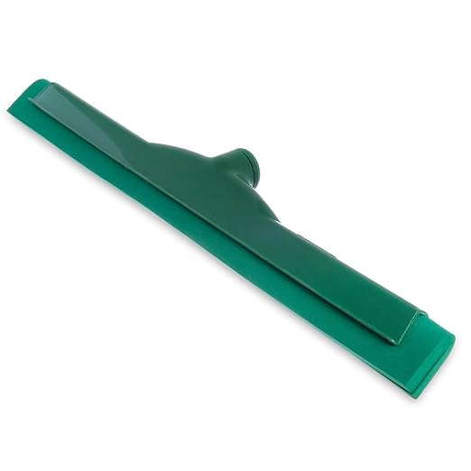 SPARTA 4156709 Plastic Double Foam Squeegee, Commercial Squeegee With Durable Contruction For Cleaning, Commercial, Residential, 18 Inches, Green