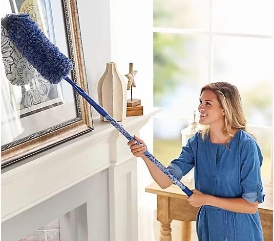 6-Piece Easy Reach Microfiber Duster Set (Eggplant)