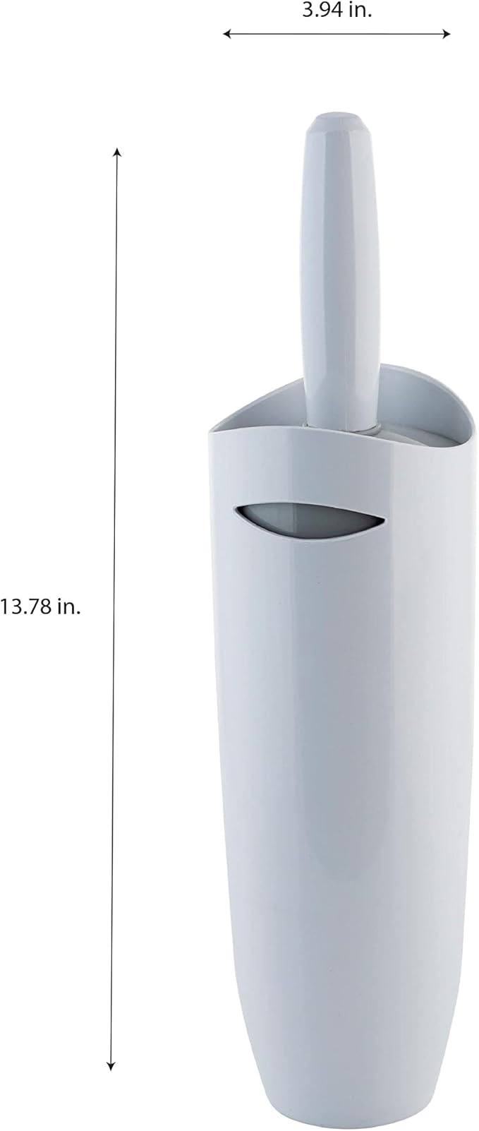 Bath Bliss Coutour Toilet Brush and Holder