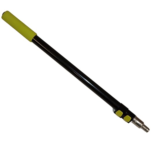 Telescopic Replacement Handle, Extendable Broom Pole, Expands from 23" to 54" Length, Great for Brooms, Mops, Painting Rollers and Window Cleaning