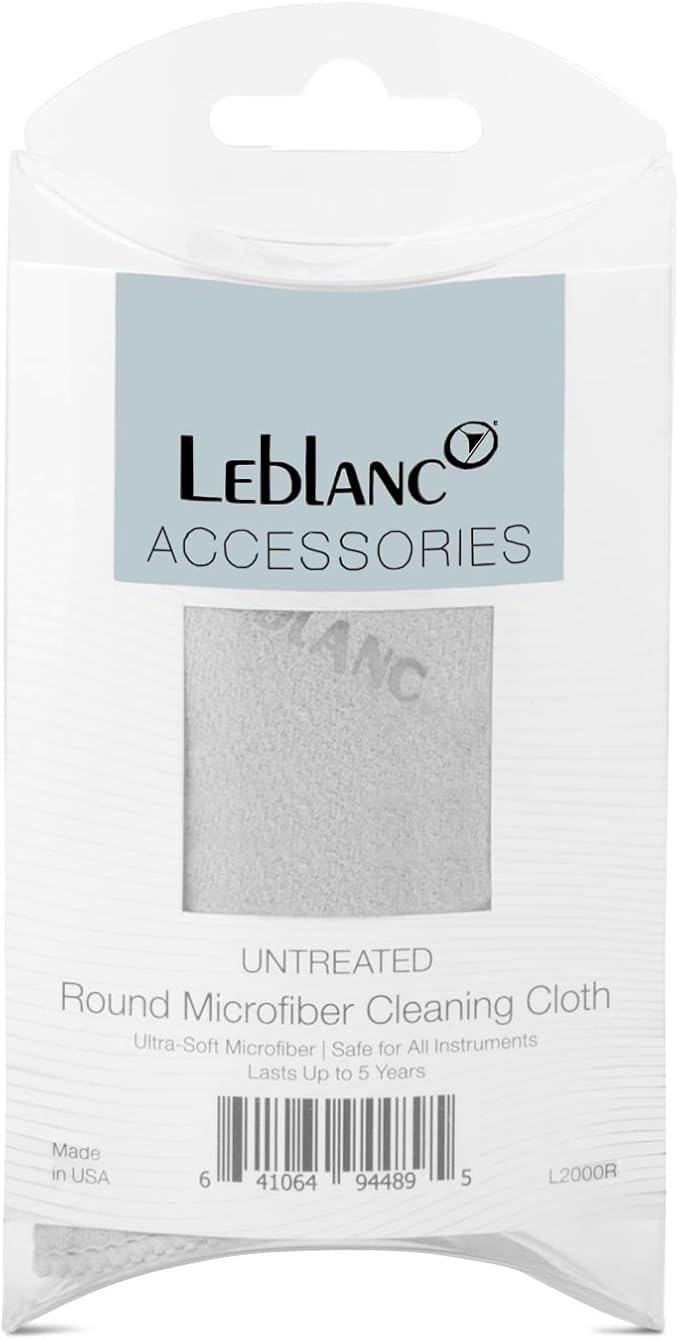 Leblanc Microfiber Cleaning Cloth Round, White (L2000R)