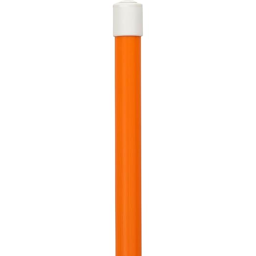Vikan 29597 59" Aluminum Handle with Threaded Tip, 63/64" Diameter, Orange