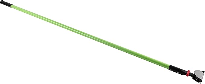 Restaurantware-Handle ONLY: Clean Tek Professional 63.98 Inch Dry Mop Handle, 1 Durable Mop Stick - Head and Frame Sold Separately, Ergonomic Grip, Green Fiberglass, for Home Use
