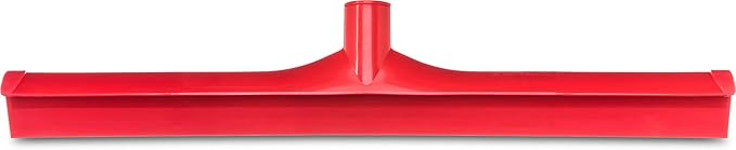 SPARTA 3656705 Plastic Floor Squeegee, Shower Squeegee, Heavy Duty Squeegee With Rubber Blade For Windows, Glass, Shower Doors, Floors, Windshields, 20 Inches, Red