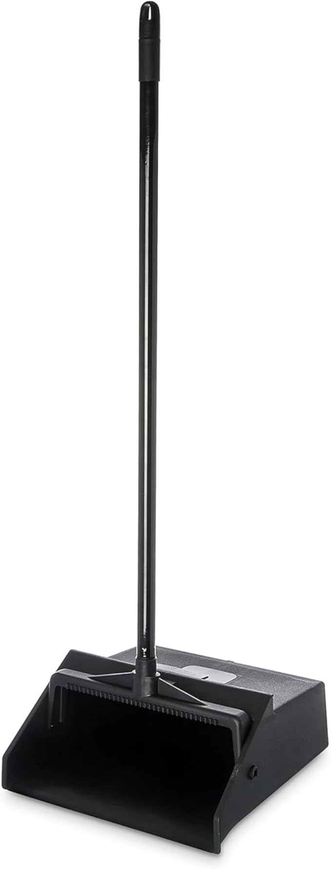 Carlisle FoodService Products Duo-Pan Upright Dust Pan Essential Cleaning Tools for Home and Commercial Use, 30", 1 Count, Black