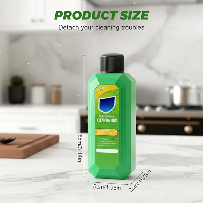 2026 New Cleaning Milk House Cleaner 10.6 oz, Powerful Multifunctional Concentrated Cleaner, Multi-purpose Powerful Cleaners for Household Kitchen (2)