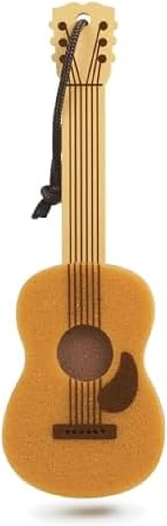 Genuine Fred Bottle Neck Guitar Bottle Brush Long-Handle Sponge, Fun and Unique Acoustic Guitar Design, Gift-Ready Packaging, Great for Music Lovers