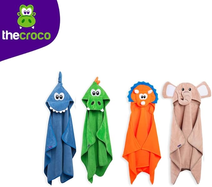 Premium Hooded Towels for Kids | Ultra Soft and Extra Large (28 x 49 inches) | 100% Cotton Kids Bath Towel with Hood | Beach Pool Towels for Ages 1-8 Boys & Girls