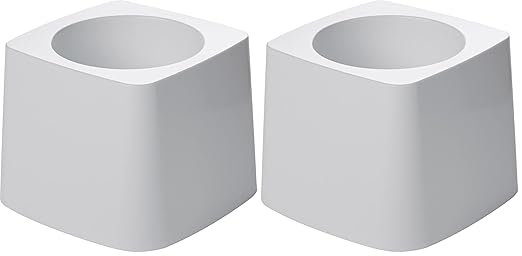 Rubbermaid Commercial Products Toilet Bowl Brush Holder, 5-Inch, White, for Bathroom/Restroom Storage (Pack of 2)