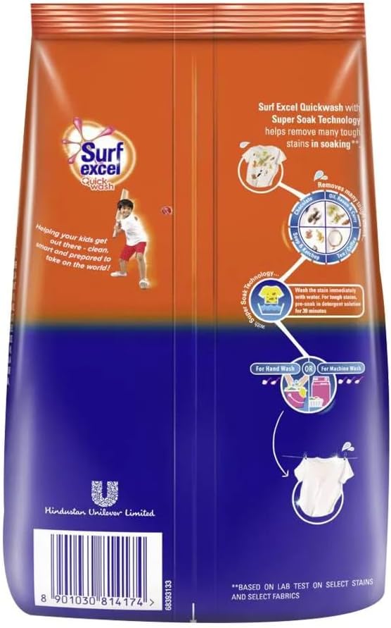 Surf Excel Quick Wash Detergent Powder 1 kg