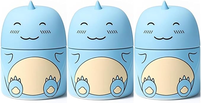 3 PCS Cute Dinosaur-Shaped Toilet Bowl Cleaner Bottle, Automatic Bathroom Toilet Tank Cleaner with Ocean Scent,Septic Toilet Bowl Tablets in Bottles, Automatic Long-Lasting Toilet Cleaner Bottle
