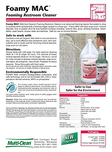Foamy MAC: Restroom Cleaner