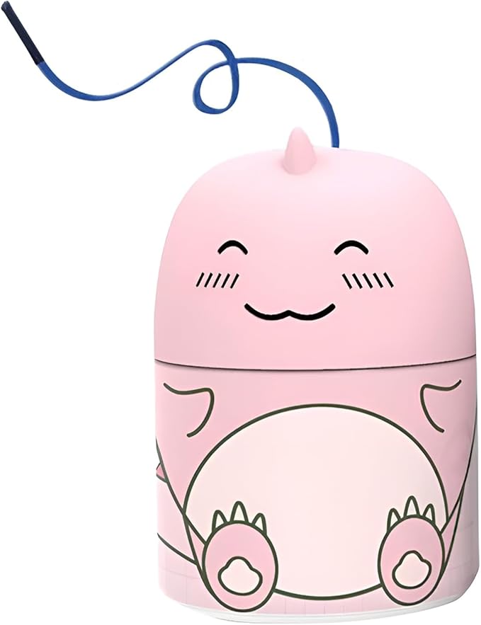Toilet Bowl Cleaners Automatic Toilet Cleaner for Inside the Bowl Bathroom Toilet Tank Cleaner Dinosaur Shape Design Household with Rope Toulet Cleaning Supplies - Pink Peach Scent